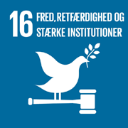 Mål 16: Fred, retfærdighed og stærke institutioner